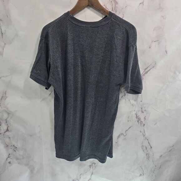 Ferruche T Shirt Mens Large Gray Ribbed Crew Tee Short Sleeve Regular Vintage - Picture 5 of 9